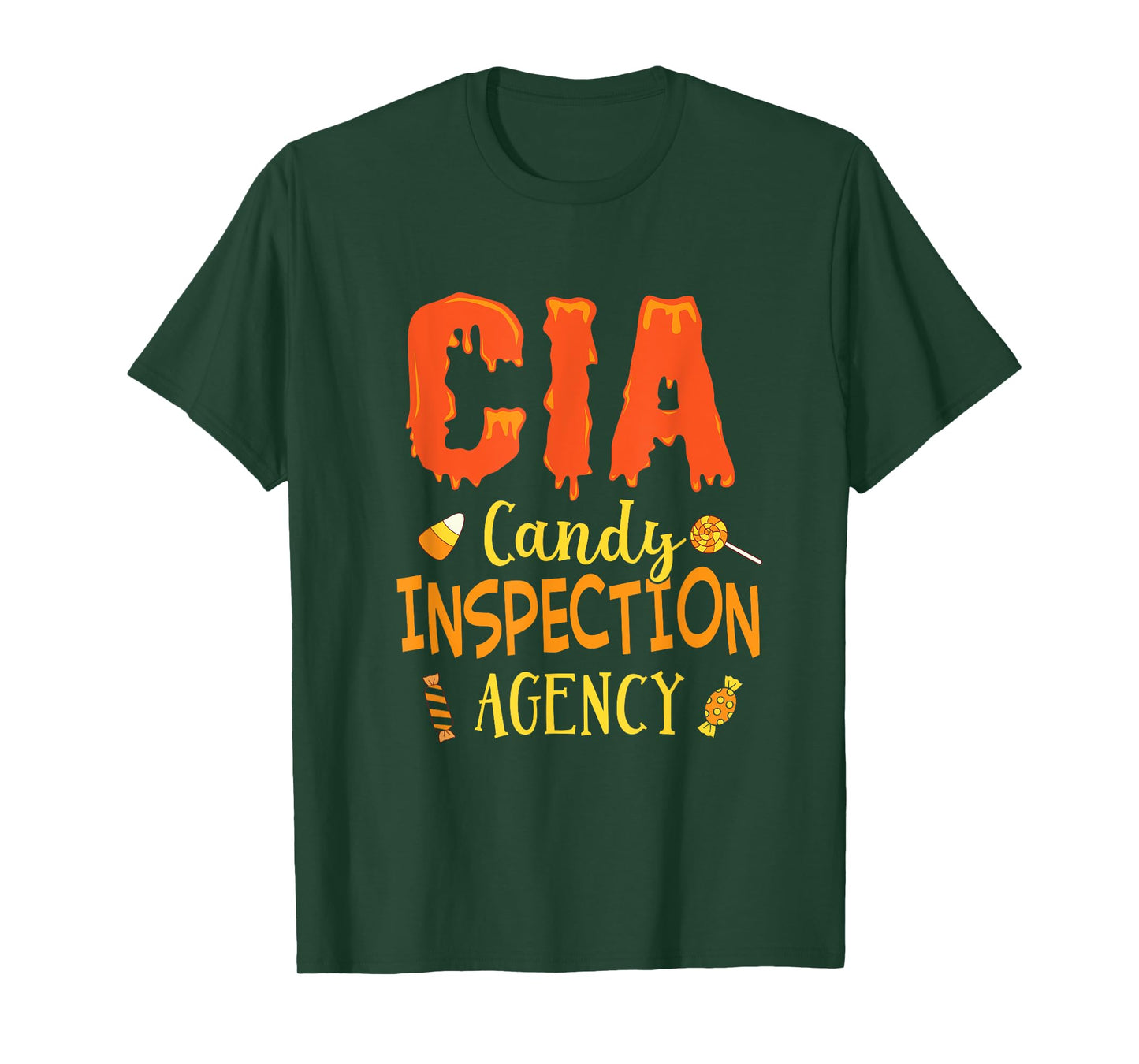 CIA Candy Inspection Agency Halloween Costume T-Shirt