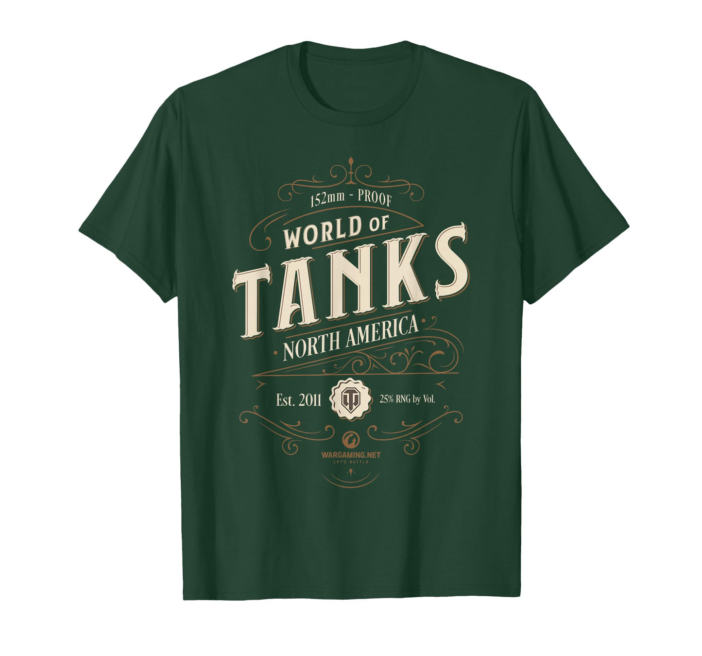 World of Tanks Vintage Label (Light) T-Shirt