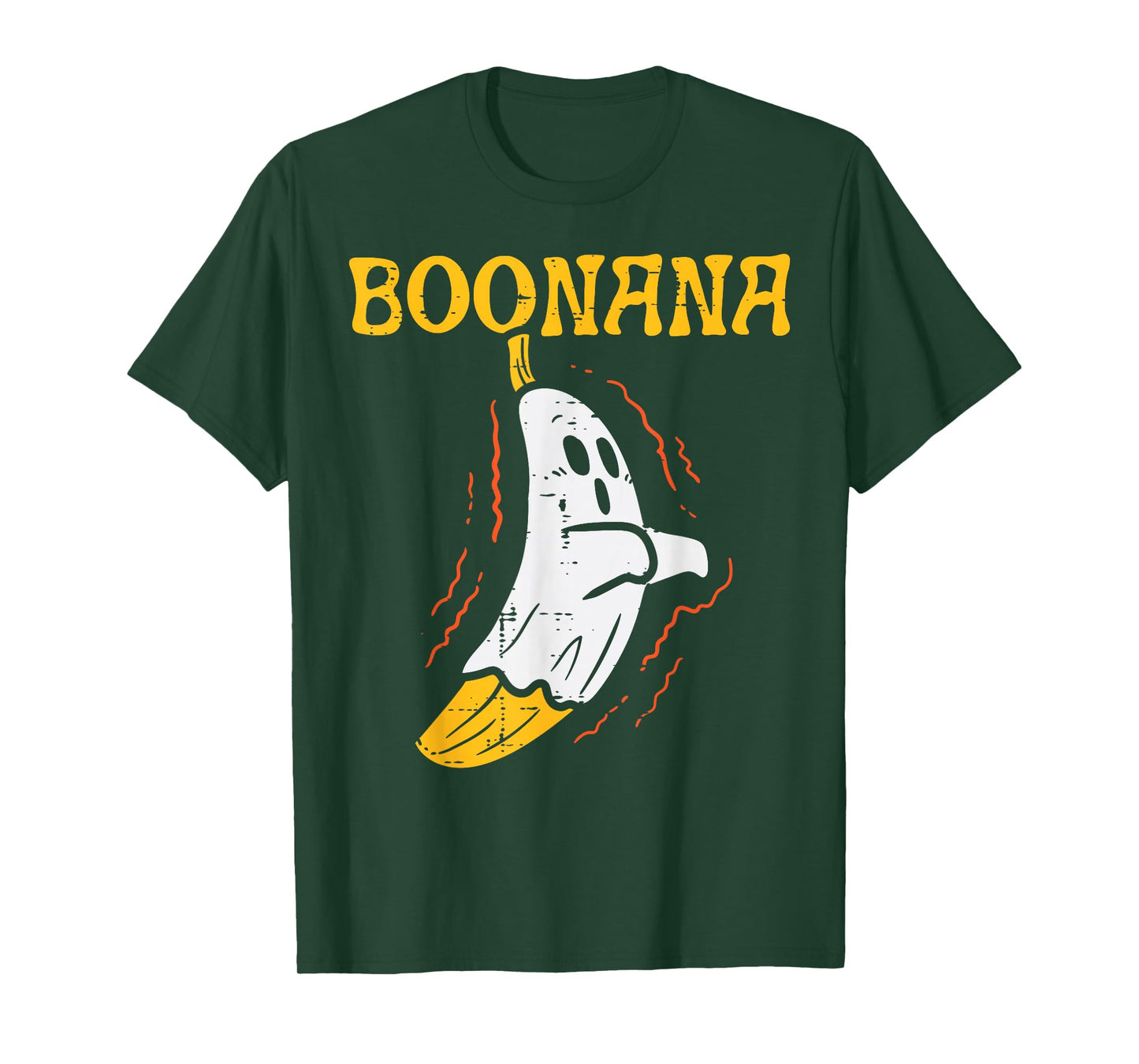 Boonana Cute Ghost Banana Halloween Costume Men Women Kids T-Shirt