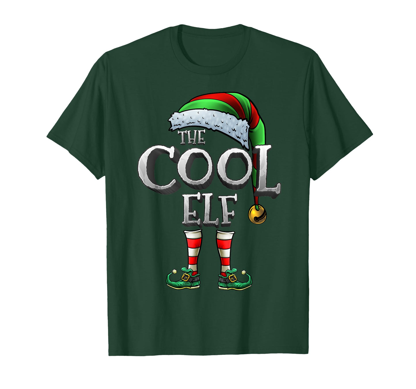 The Cool Elf Shirt Matching Family Cool Christmas Elf T-Shirt