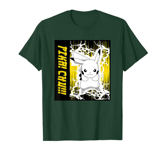 Pokémon - Pikachu Anime Lightning Scence T-Shirt