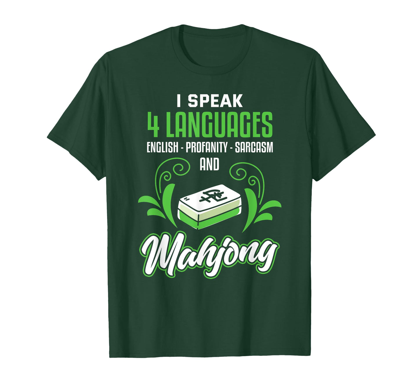 Funny Mahjong Shirt Sarcastic Game Mahjong Player T-Shirt
