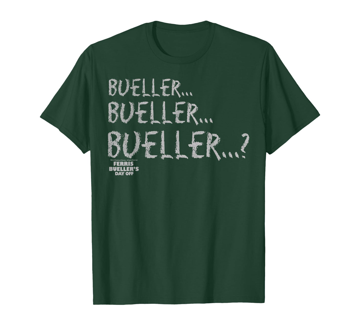 Ferris Bueller's Day Off Chalkboard Style Graphic Lines T-Shirt