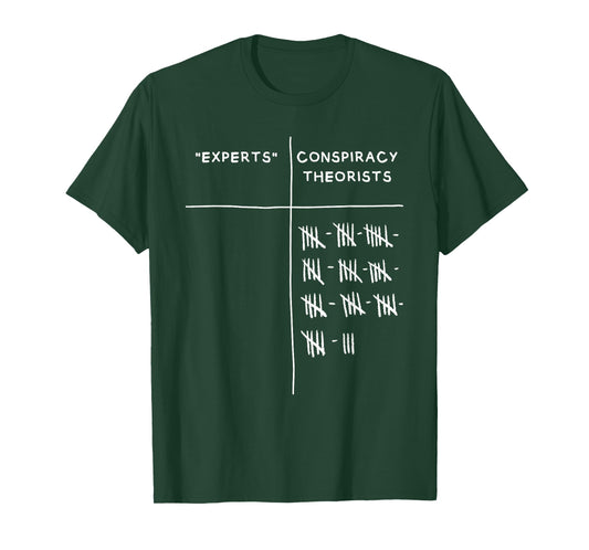 Cool Conspiracy Theorist Art For Men Women Conspiracy Theory T-Shirt