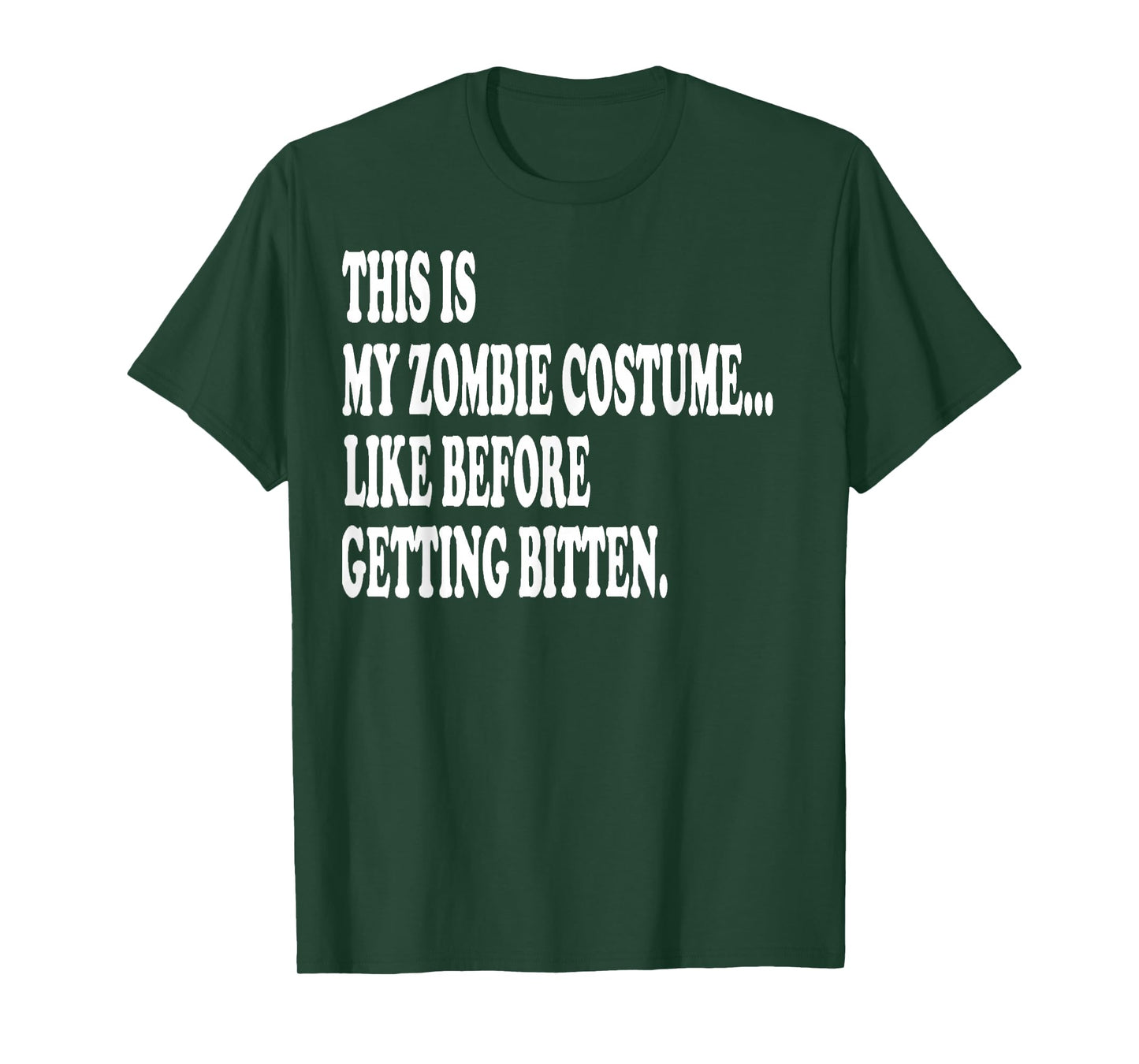 This is my zombie costume... Halloween Lazy costume T-Shirt