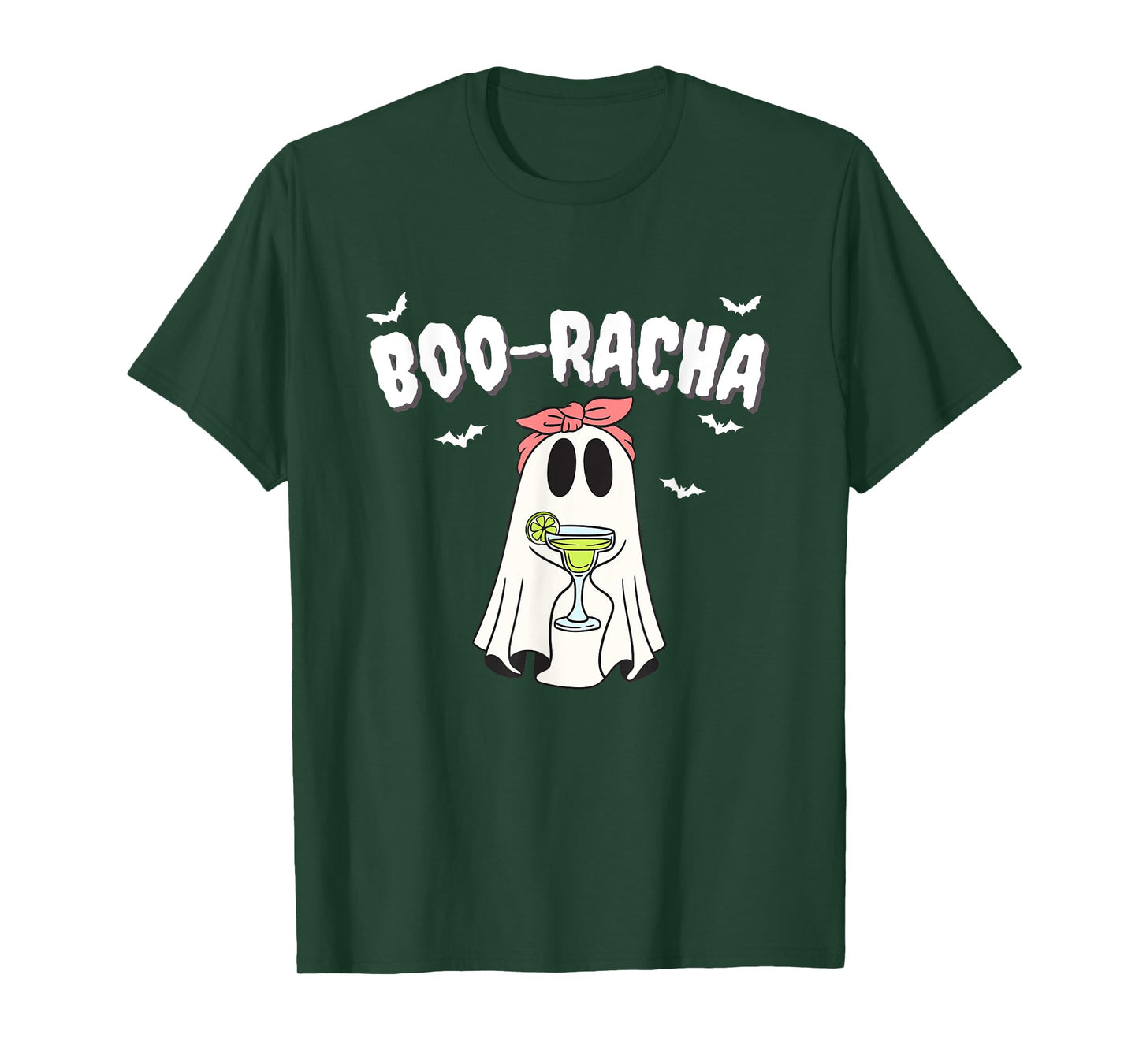 Boo-racha Funny Halloween Ghost Margarita Design | Borracha T-Shirt