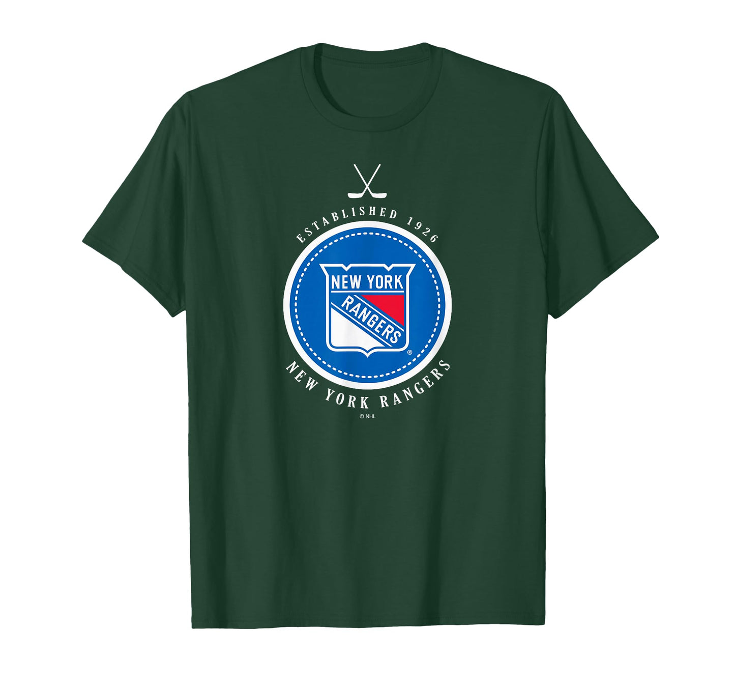 New York Rangers Est 1926 Black Officially Licensed T-Shirt