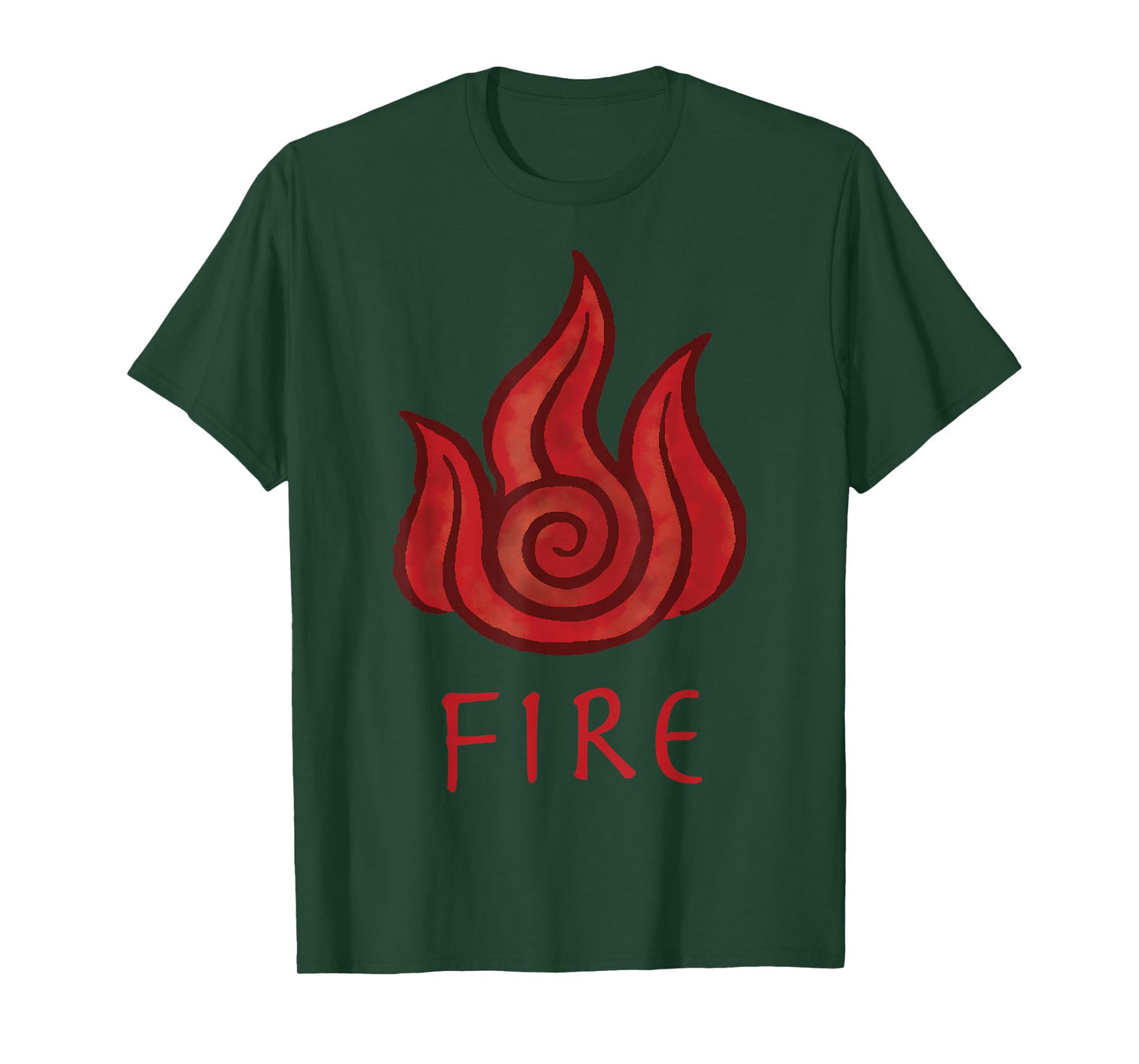 Avatar: The Last Airbender Painted Fire Element T-Shirt Small