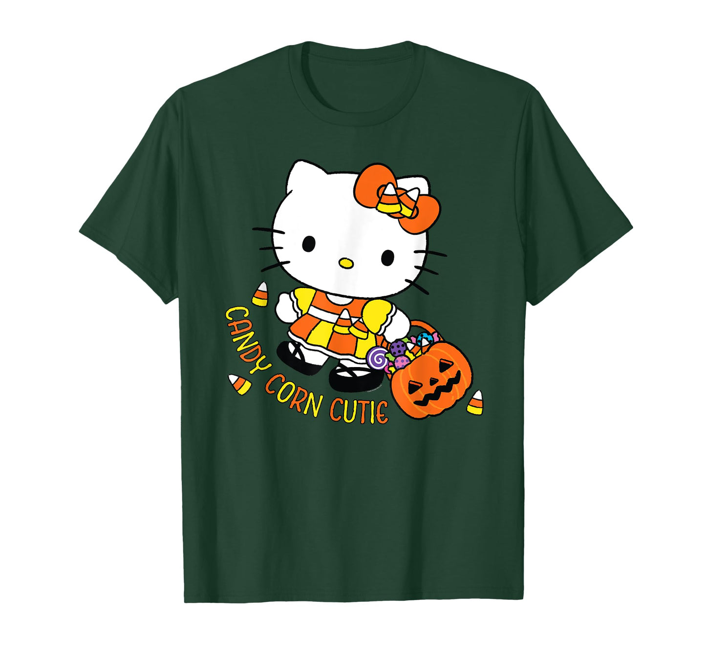 Hello Kitty Candy Corn Cutie Halloween T-Shirt