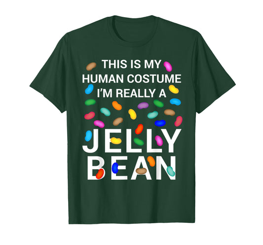 This Is My Human Costume I'm Really A Jelly Bean Halloween T-Shirt