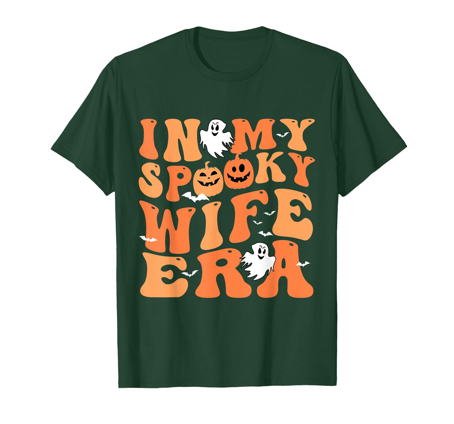 In My Spooky Wife Era Halloween Groovy For Wife T-Shirt