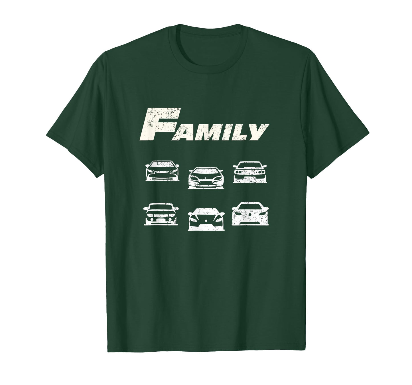 Fast Car Family Funny T-Shirt