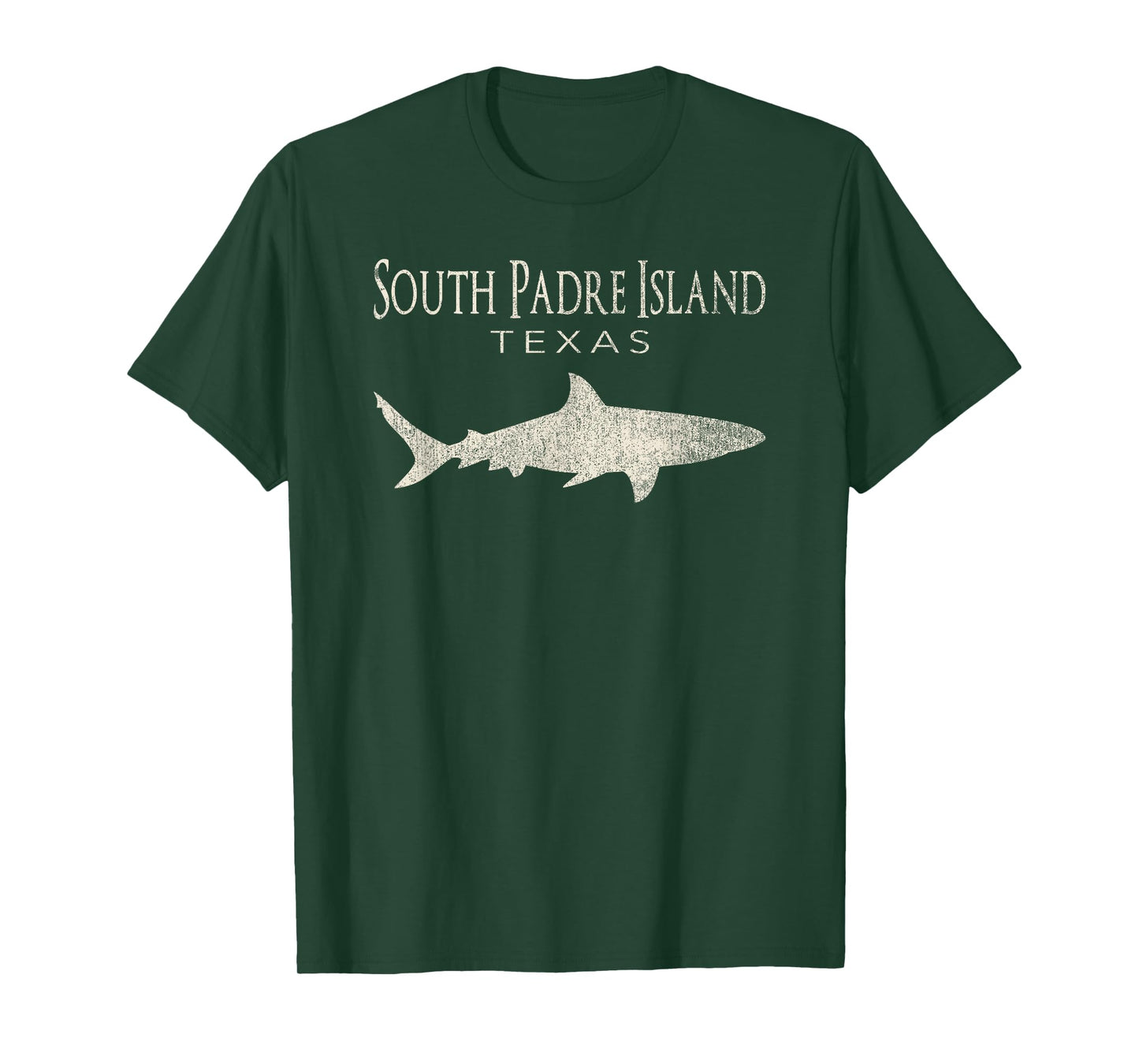 Retro South Padre Island TX Shark T-Shirt T-Shirt
