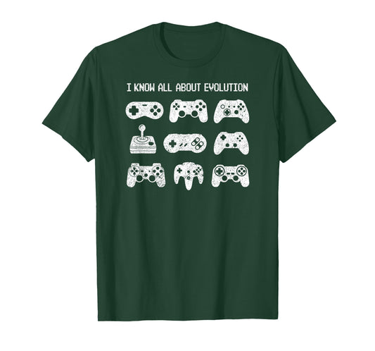Control all the Things Video Game Controller Gaming Retro T-Shirt
