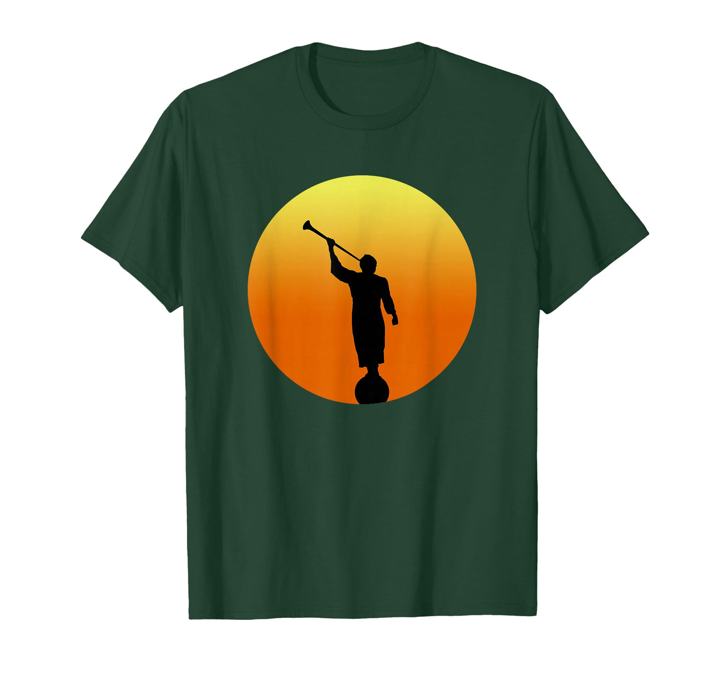 Mormon Angel Moroni at Sunset T-Shirt