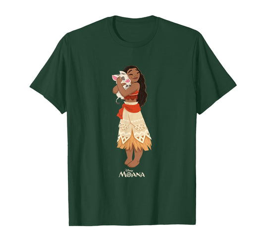 Disney Moana and Pua with Movie Logo T-Shirt