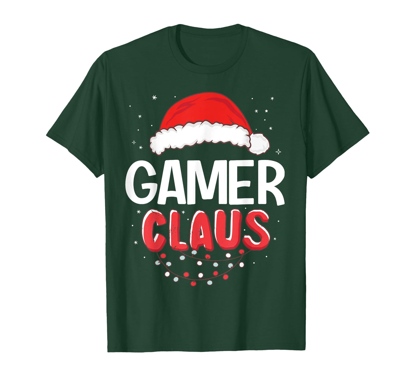 Gamer Santa Claus Christmas Matching Costume T-Shirt