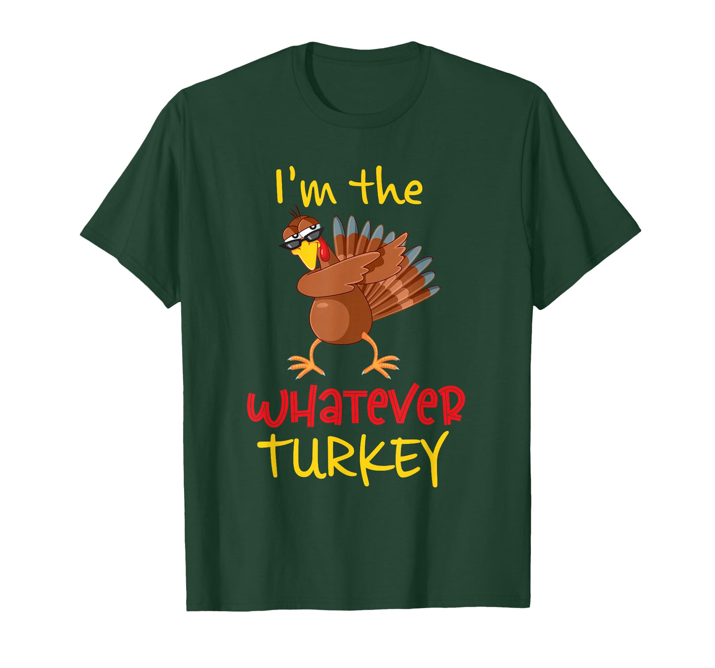 Whatever Turkey Matching Family Group Thanksgiving Party T-Shirt