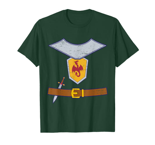 Knight Costume Armor Sword Suit Halloween T-Shirt