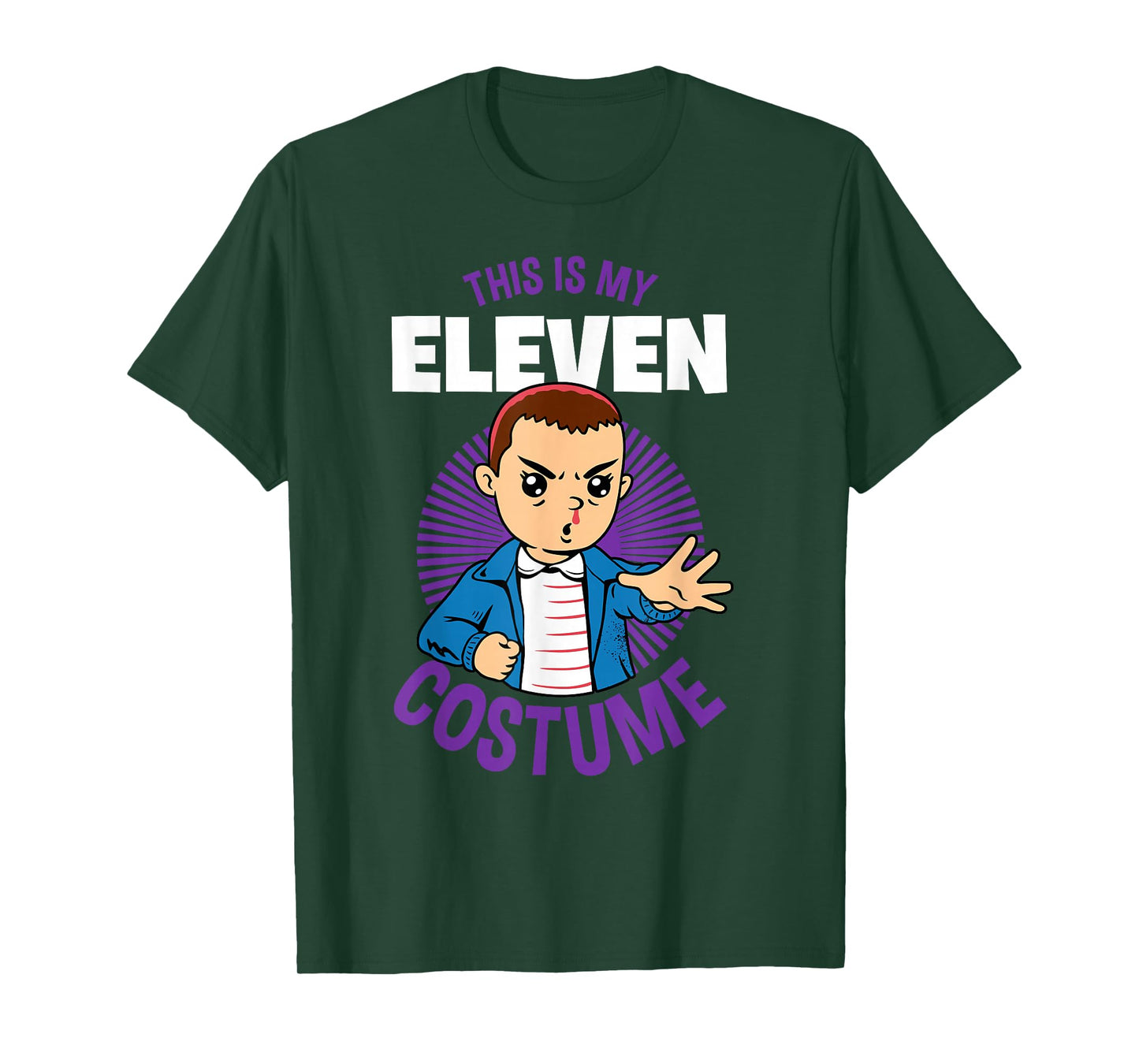 Stranger Things Halloween This Is My Eleven Costume T-Shirt