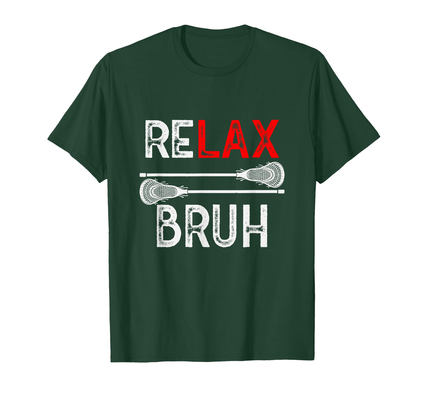 Lacrosse RELAX Bruh LAX Graphic Tee Girl Boy Teen Funny T-Shirt