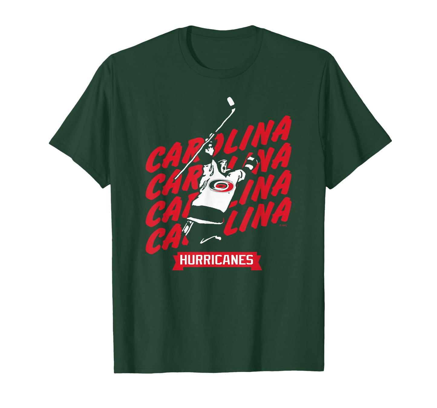 Carolina Hurricanes Graffiti Black NHL Officially Licensed T-Shirt