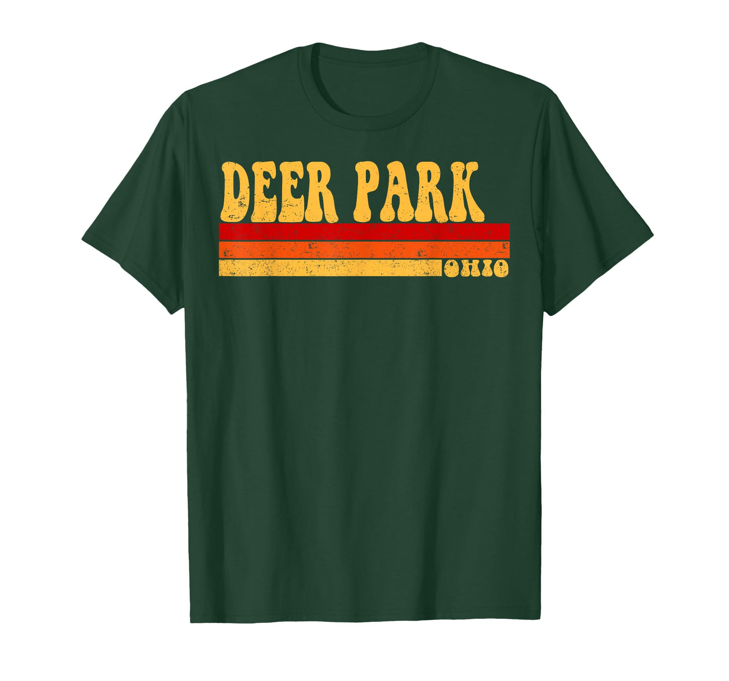 DEER PARK Ohio City Vintage Roots Retro Design 70s 80s T-Shirt