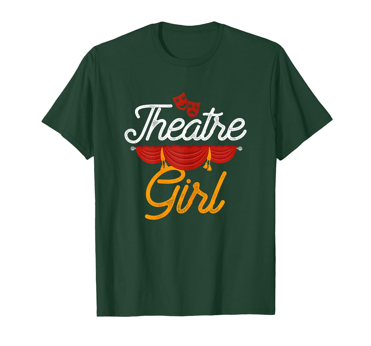 Theatre Girl Actress Drama Stage Thespian Theatre Gift T-Shirt