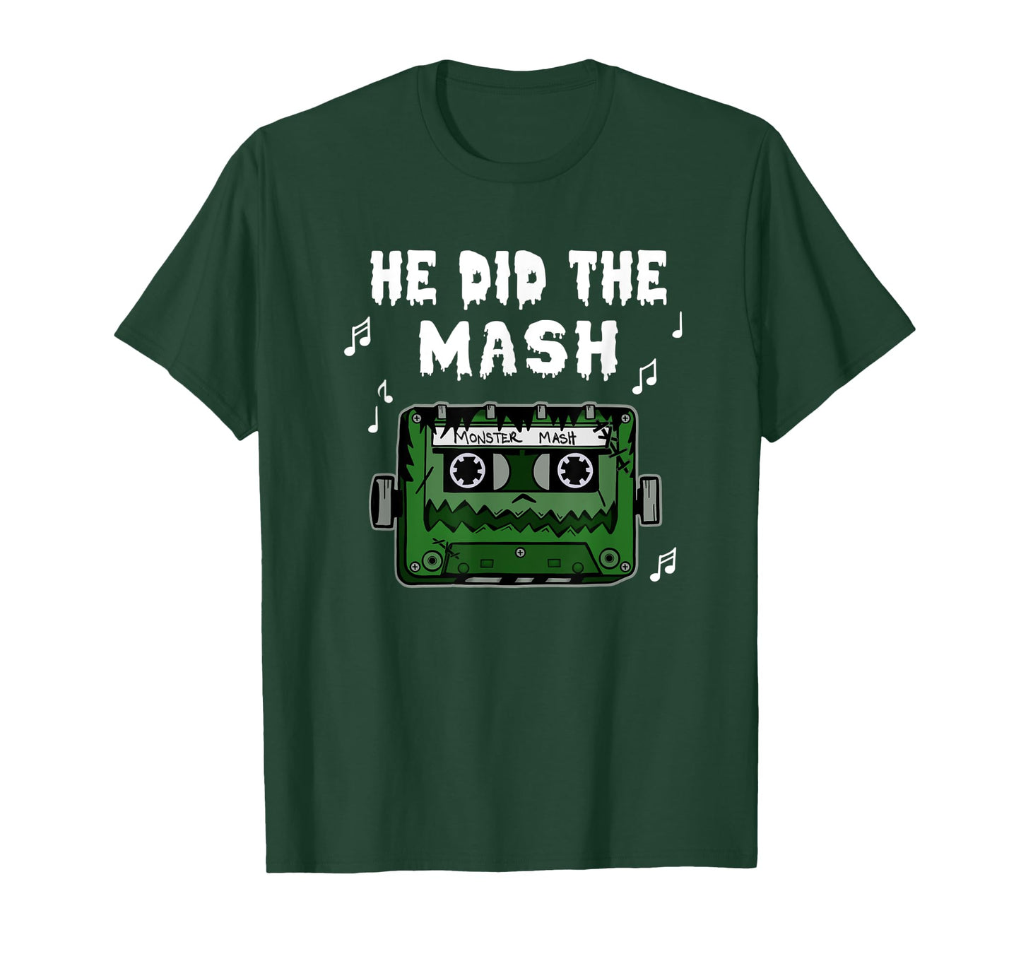 Frankenstein Monster Cassette Tape Halloween T-Shirt