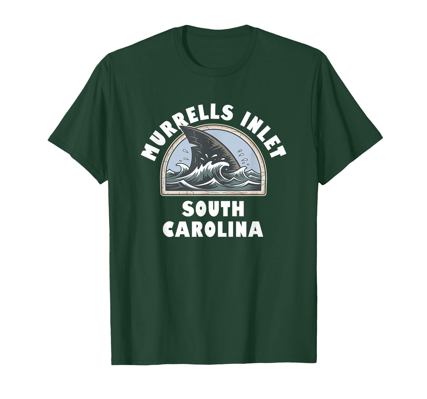 I Love Murrells Inlet South Carolina Beach Shark Souvenir T-Shirt