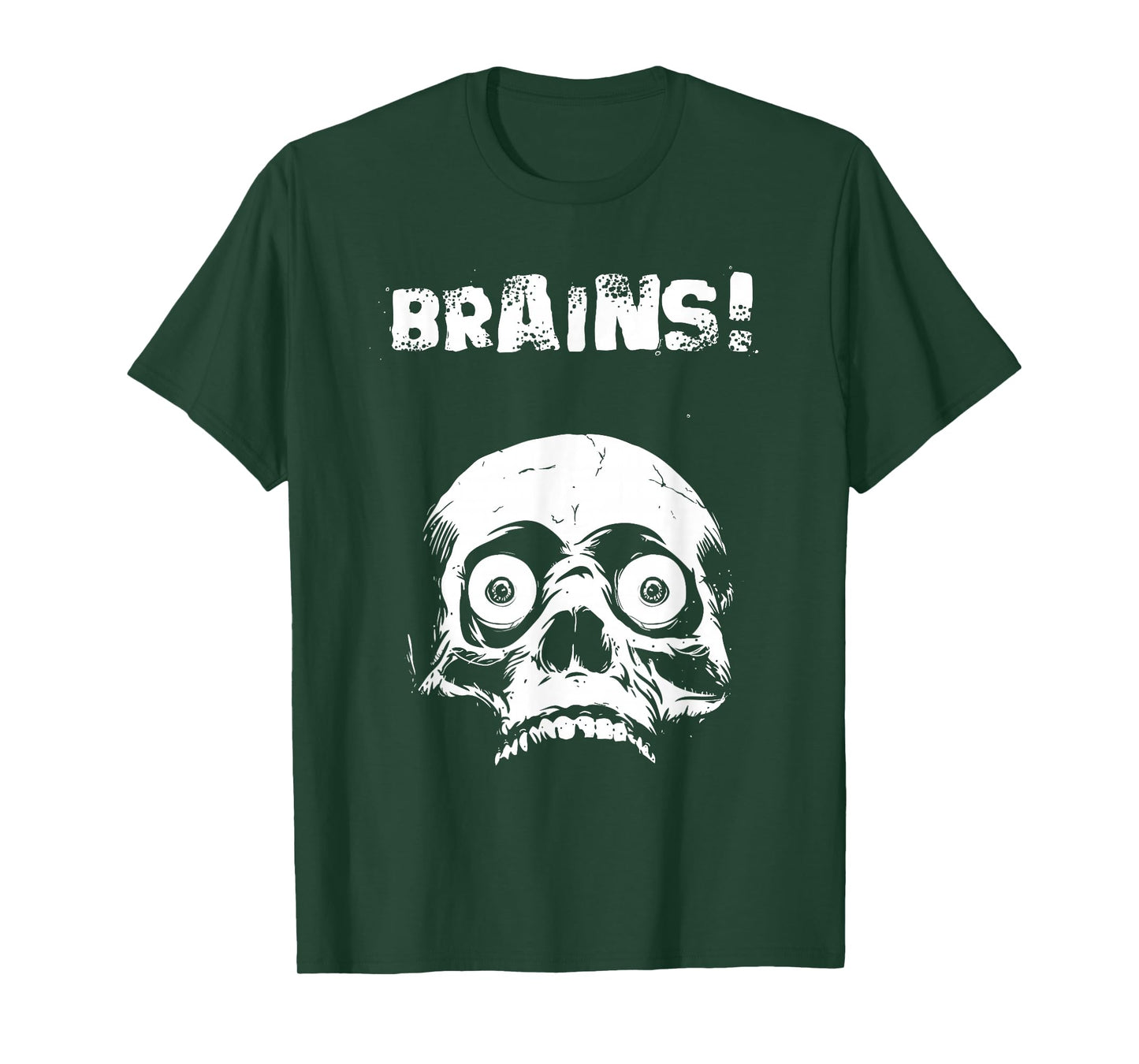 The Zombie T-Shirt & Gifts Company Unisex-Adults, Unisex-Kids Black Halloween Zombie T-Shirt