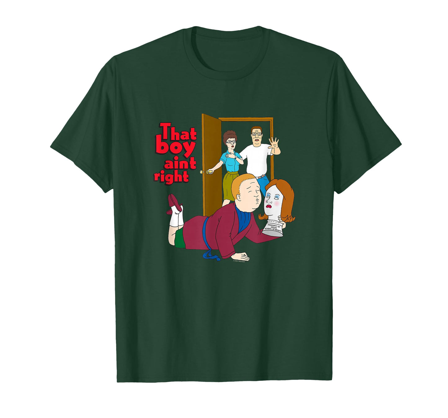 King of The Hill That Boy Ain't Right Bobby Hill Cartoon T-Shirt