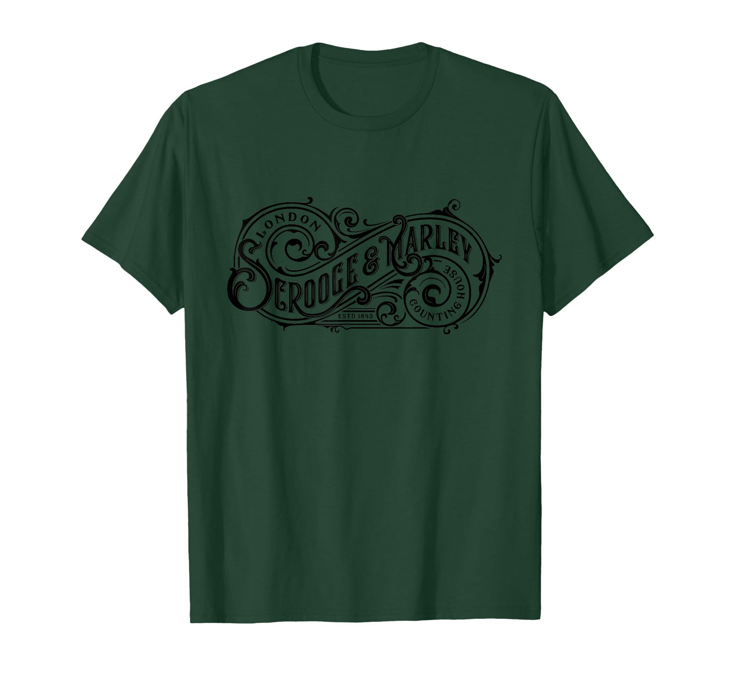 Scrooge and Marley Counting House Christmas Ebenzer Scrooge T-Shirt