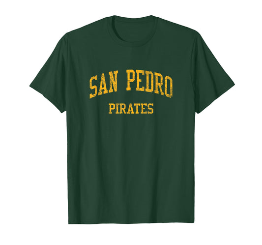San Pedro High School HS San Pedro CA Vintage Sports T-Shirt