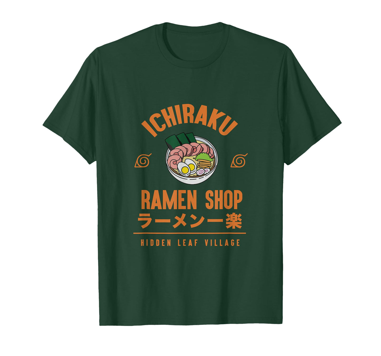 Naruto Shippuden Anime Cartoon Ramen Shop T-Shirt Small