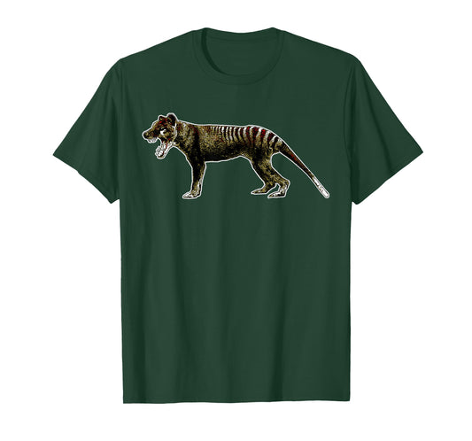 The Thylacine Vintage Graphic Marsupial Extinct Animal 1 T-Shirt