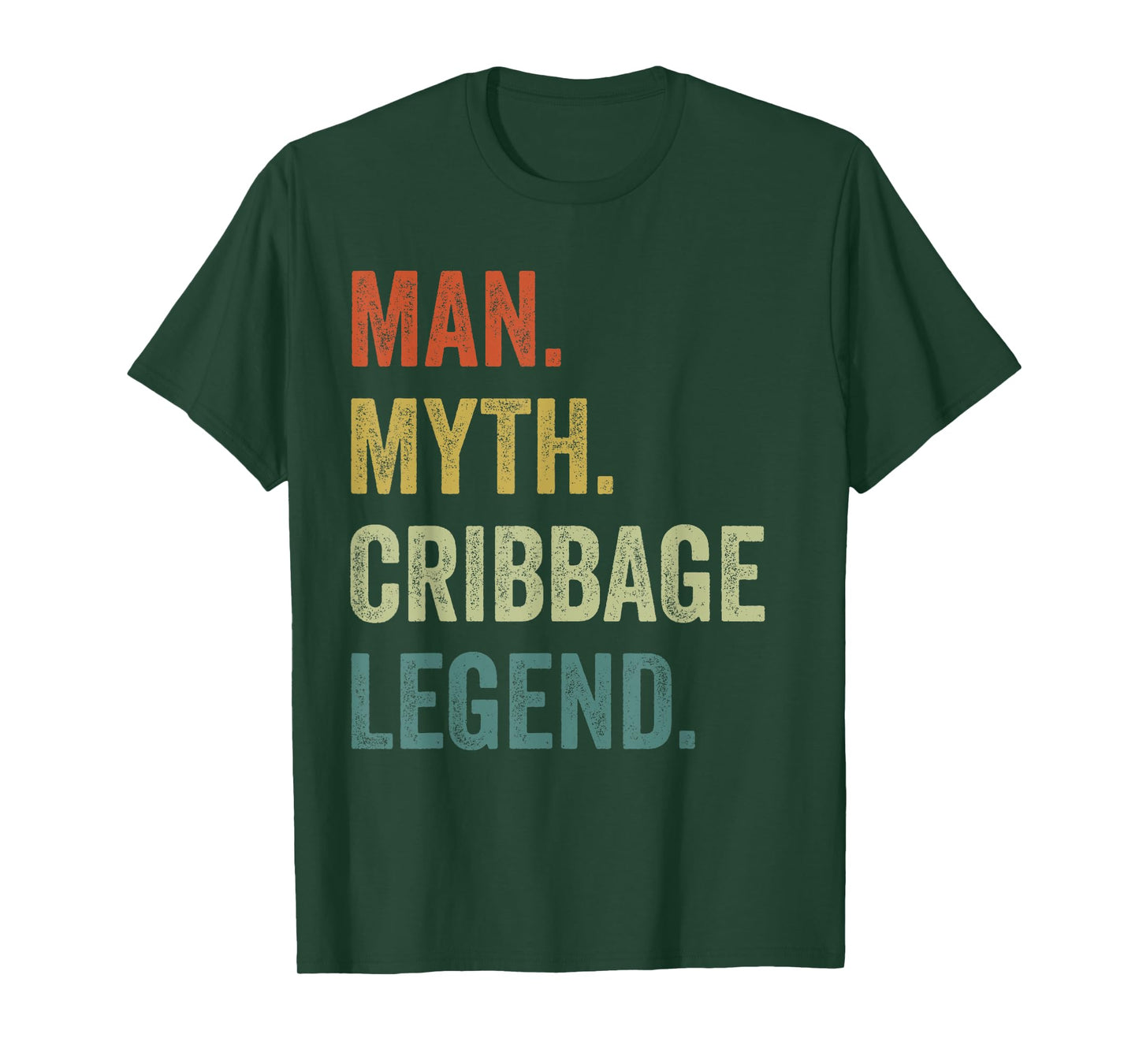 Cards Game Shirt For Men, Man Myth Cribbage Legend T-Shirt