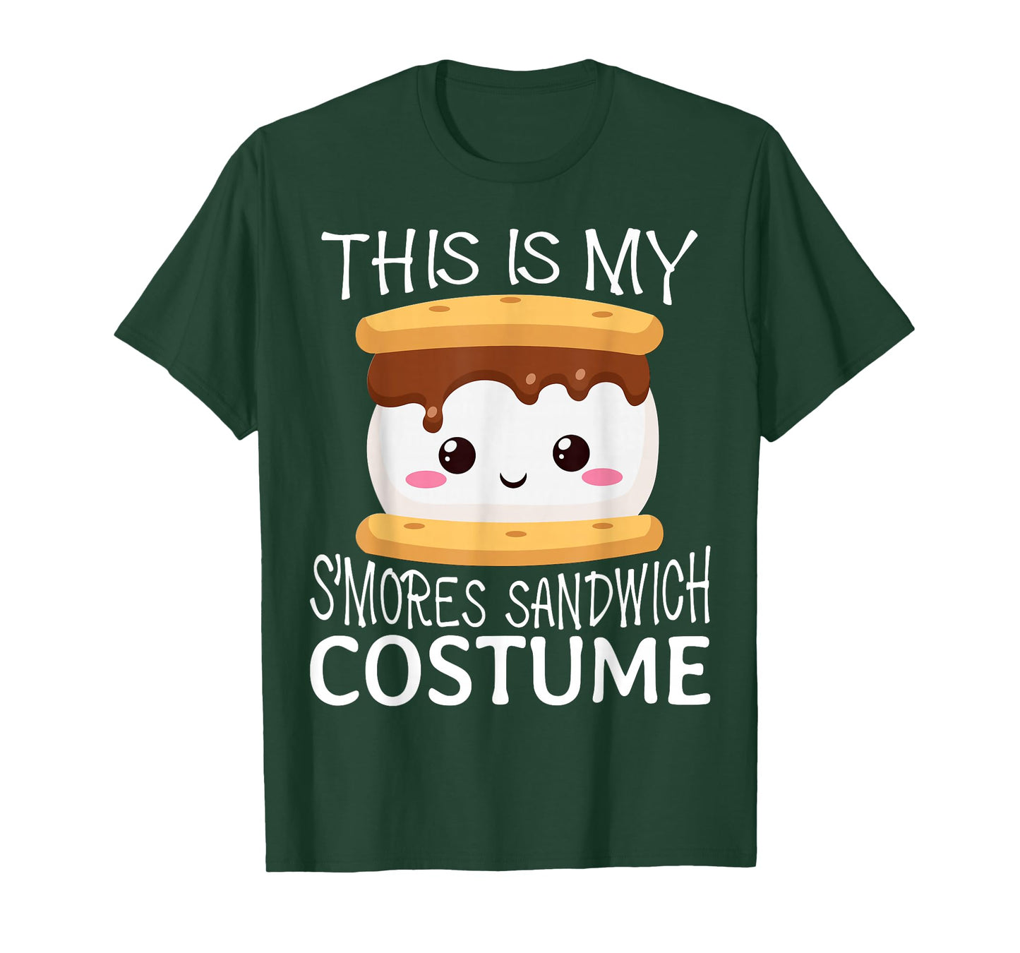 Smores Sandwich Big Camping Kawaii Halloween Group Costume T-Shirt