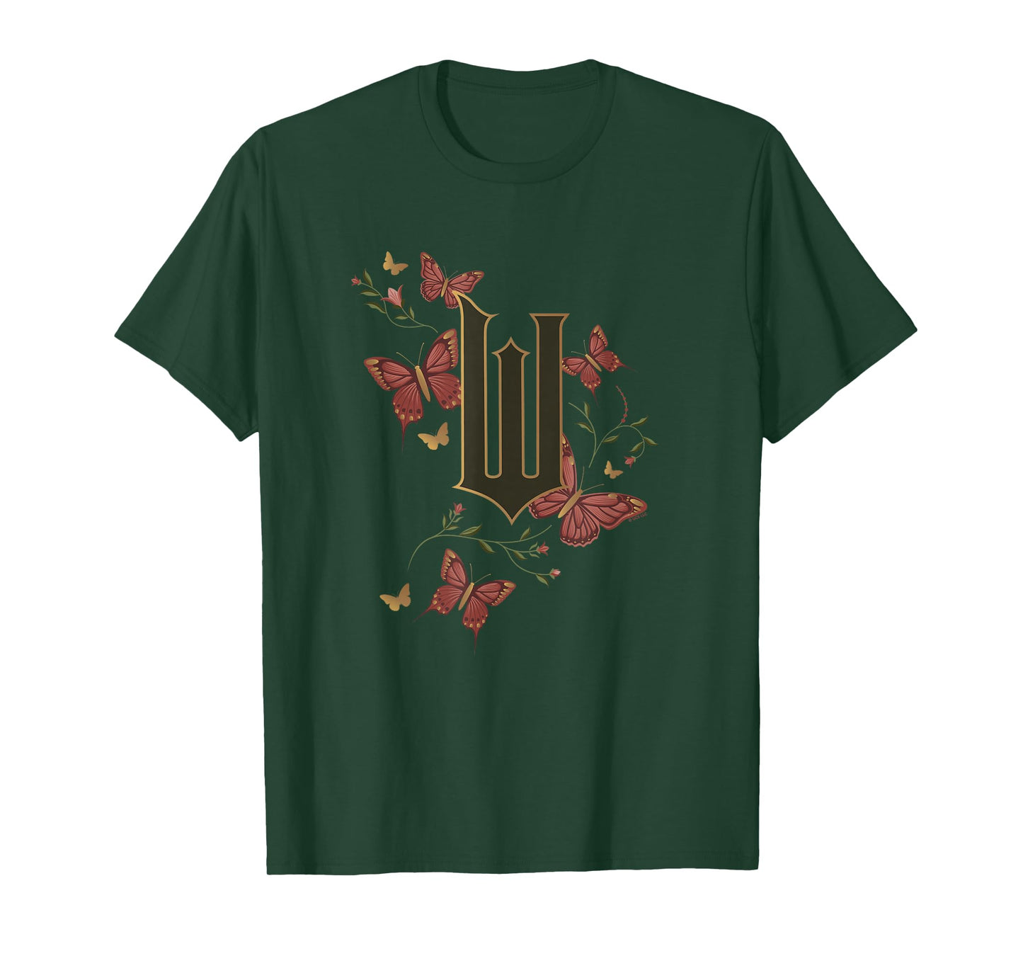 Wicked Movie Logo W Butterfly T-Shirt