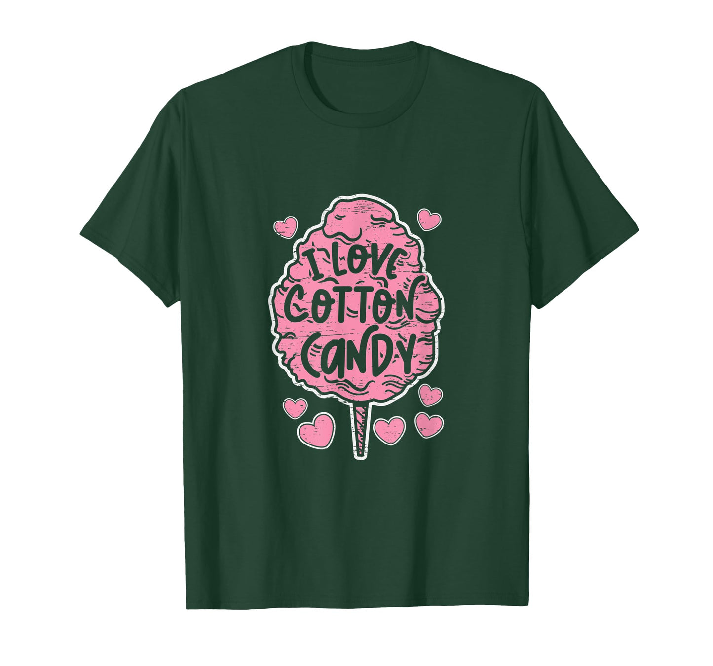 I Love Cotton Candy Stick Cone Fairy Floss T-Shirt