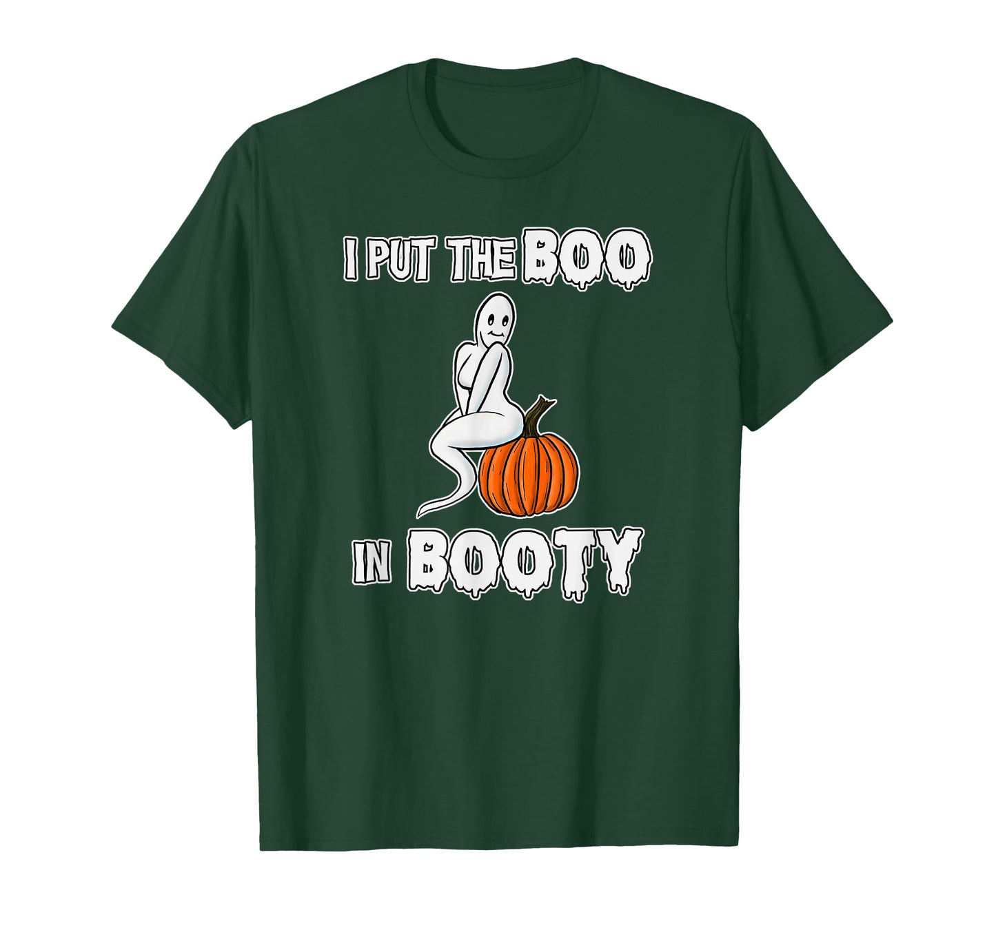 Funny Halloween 2022 I put the Boo in Booty Ghost T-Shirt