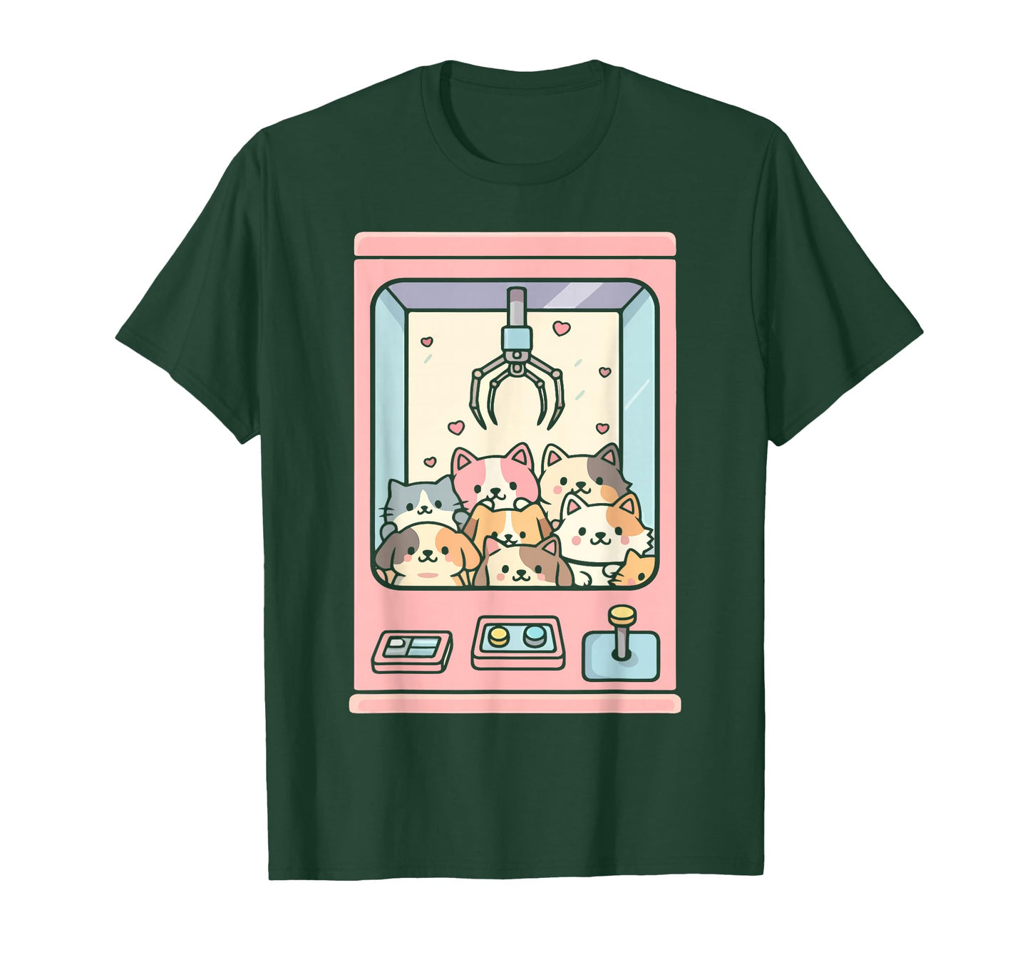 Cute Cat Claw Machine T-Shirt