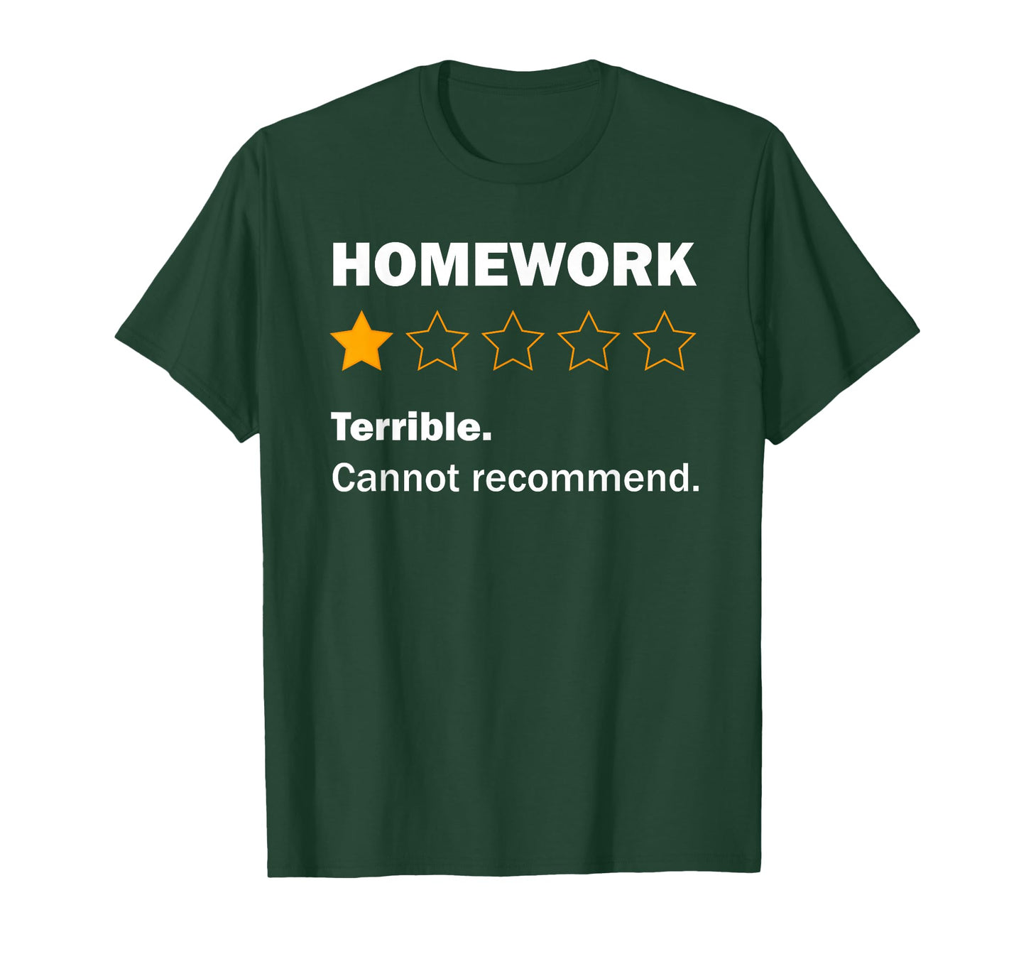 Funny Homework Joke School Humour Meme For Kids Teens T-Shirt