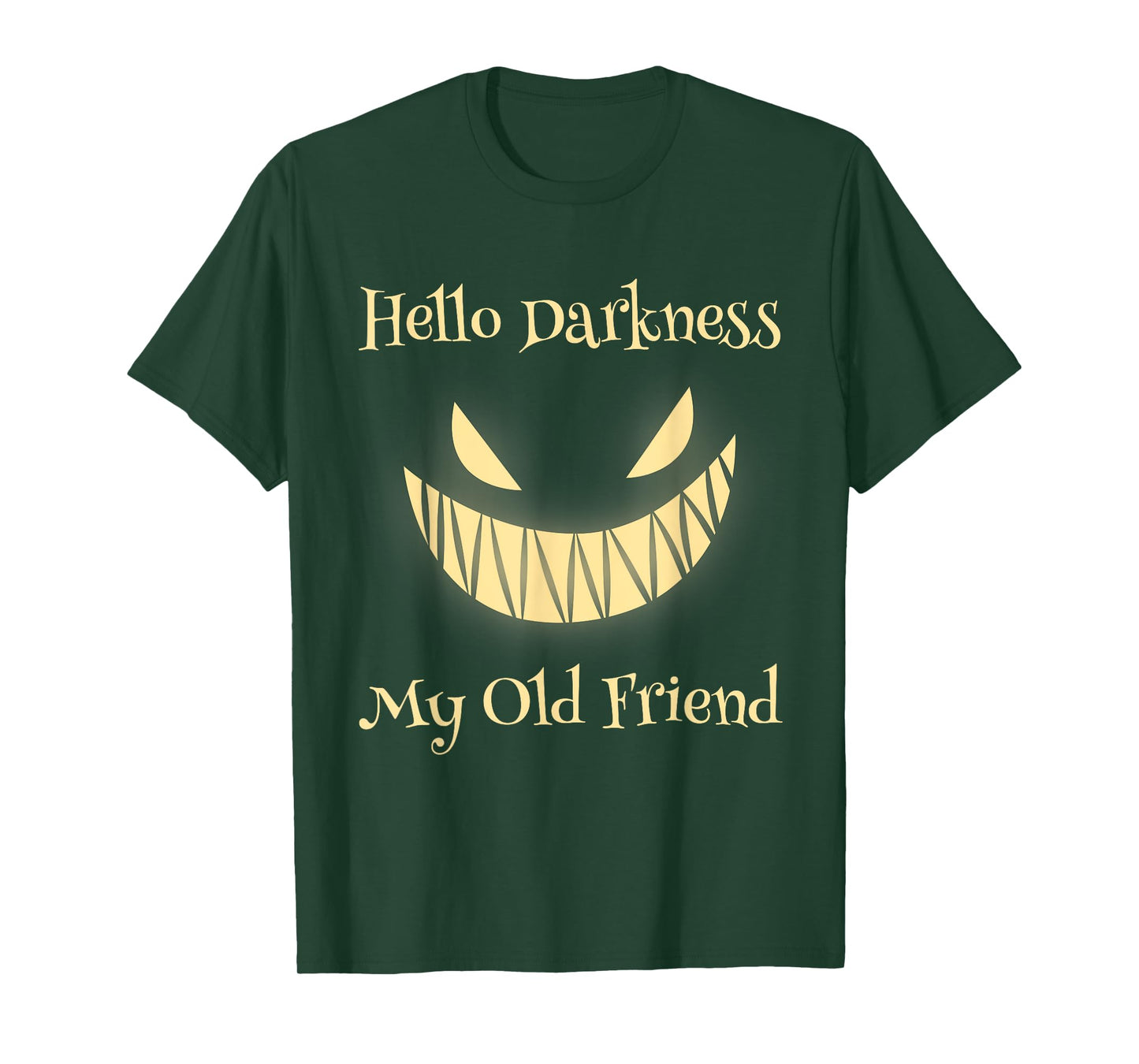 Hello Darkness My Old Friend Scary Pumpkin T-Shirt