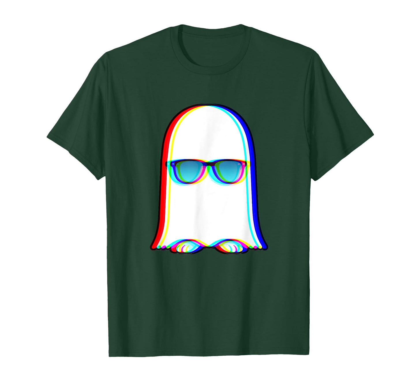 Ghost Trippy Vaporwave Halloween Techno Rave EDM Men T-Shirt