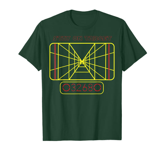 Star Wars Line Art Stay On Target T-Shirt