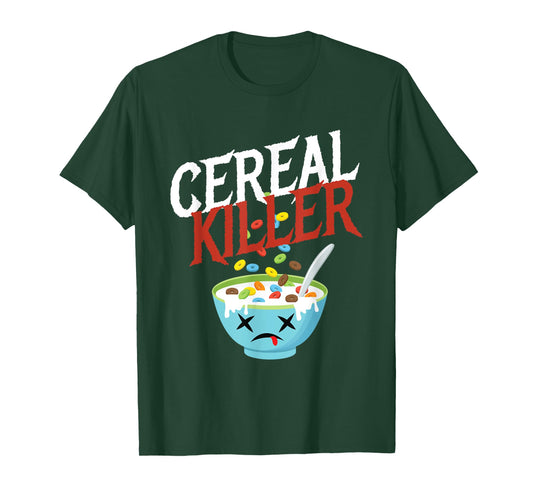 Cereal Killer I Costume Breakfast Cereal Halloween Party T-Shirt