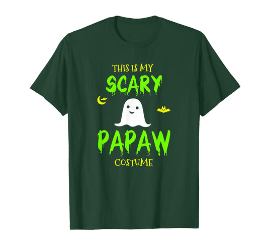 This Is My Scary Papaw Costume Halloween Lazy Easy T-Shirt