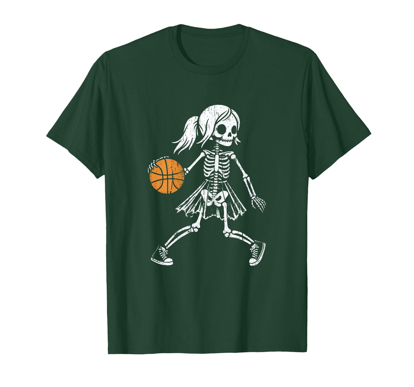 Spooky Basketball Skeletons Spooky Basketball Halloween T-Shirt