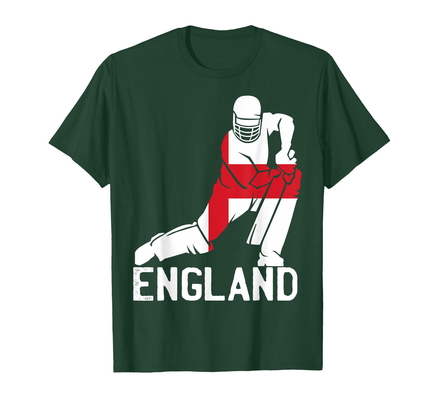 England Flag Cricket Fans Player Coach England T-Shirt